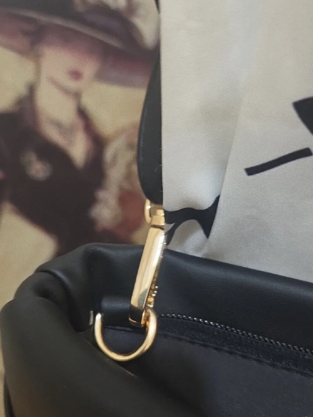 Anthropologie Black Quilted Crossbody Bag - Classic Leather Shoulder Bag